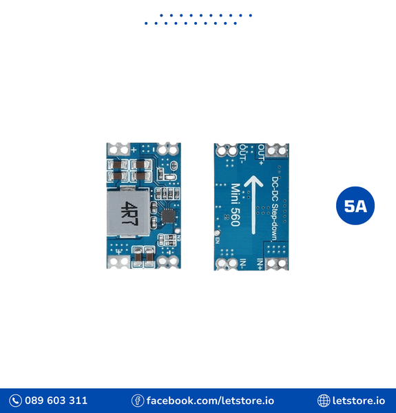 DC-DC Buck Stabilized 5A Mini560 Output Fixed 3.3 5V 9V 12V Step Down Buck Converter