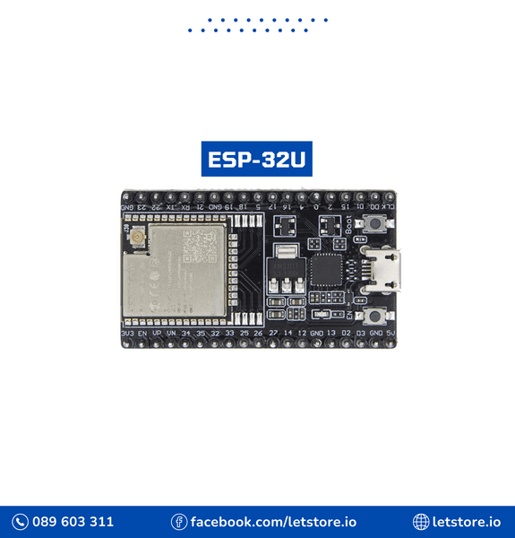 ESP32 ESP32-WROOM-32U ESP32-DevKitC Development Board WIFI Bluetooth IoT NodeMCU-32