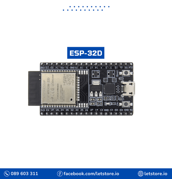 ESP32 ESP32-WROOM-32D ESP32-DevKitC Development Board WIFI Bluetooth IoT NodeMCU-32