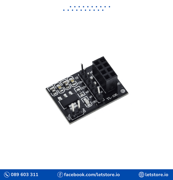 5V To 3.3V AMS1117 Chip Socket Adapter Board 8 Pin NRF4L01 Wireless Module
