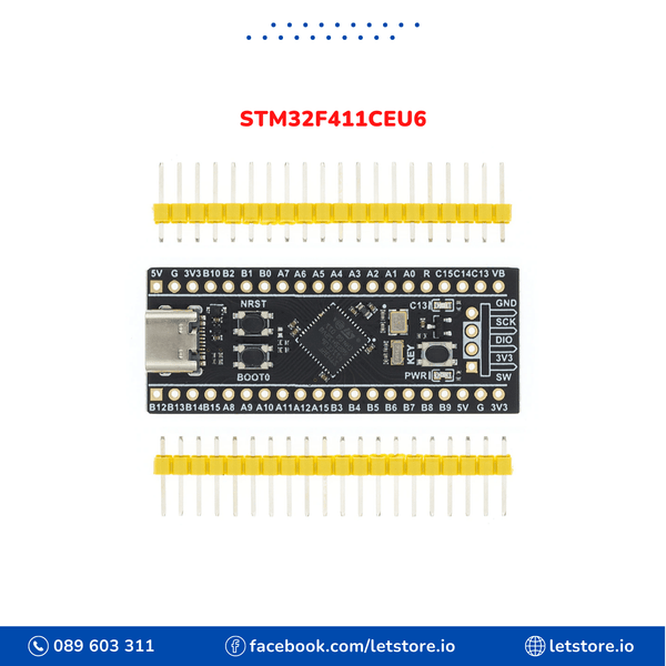 STM32 STM32F411CEU6 Black Pill – LET STORE
