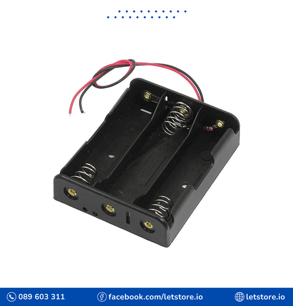 18650 Cases 3X 18650 Battery Holder Storage Box Case 3 Slot Battery