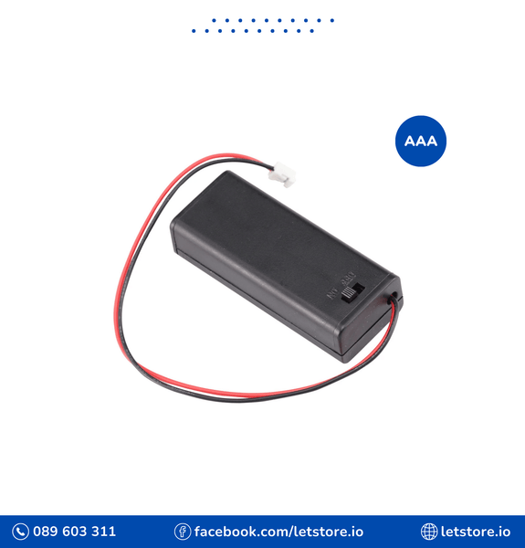 2X 1.5V AAA Battery Case With JST-PH For Microbit
