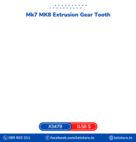Mk7 MK8 Extrusion Gear Tooth 40 teeth