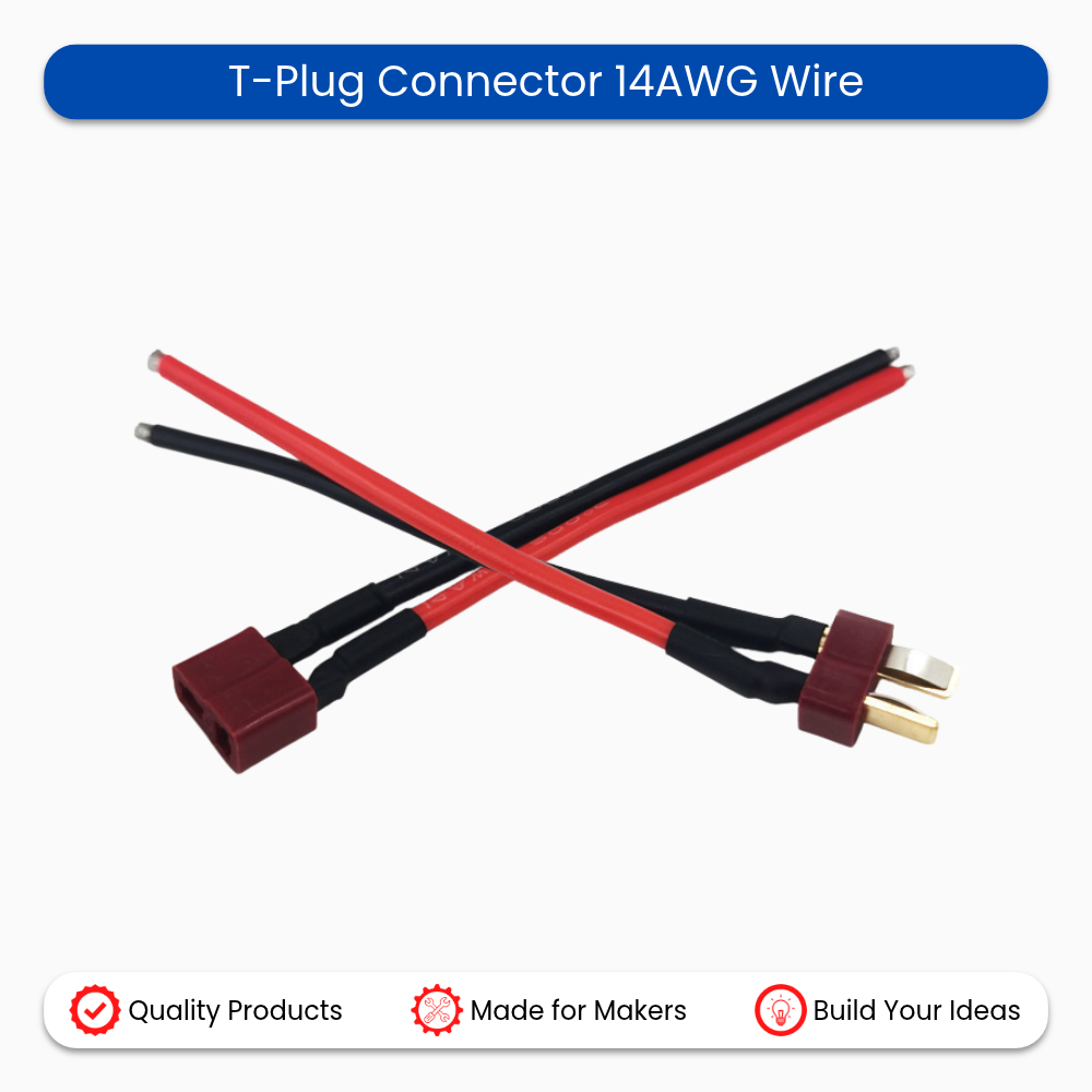 T-Plug Connector 14AWG Wire