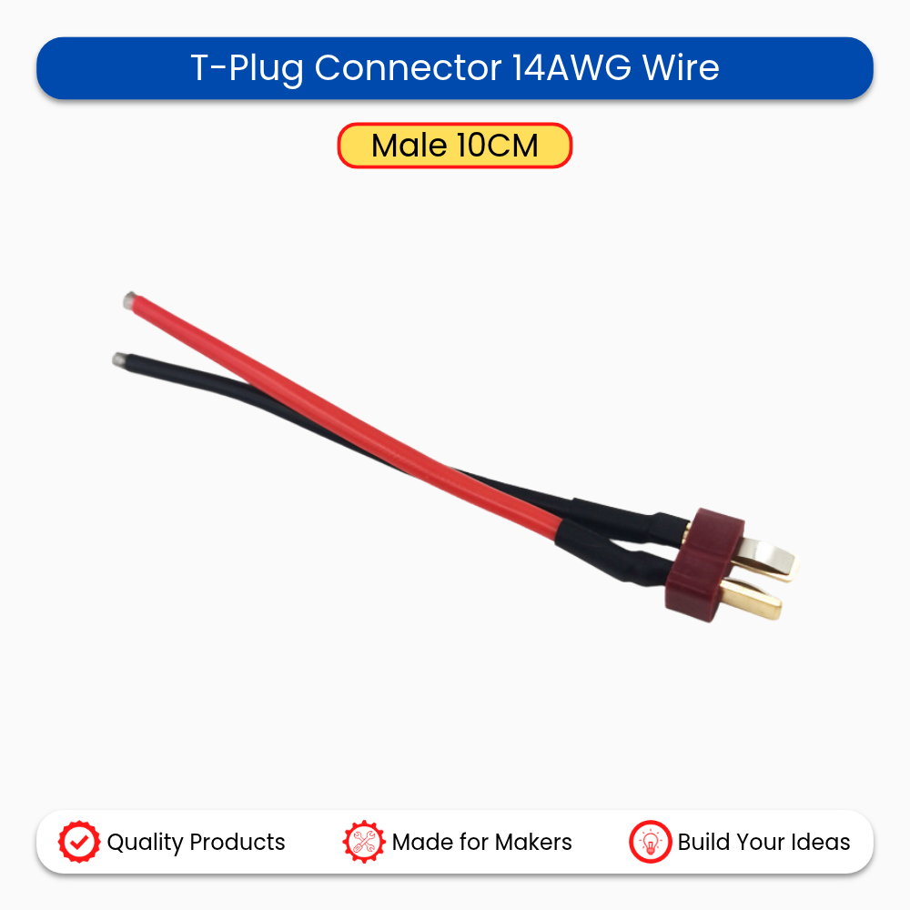 T-Plug Connector 14AWG Wire
