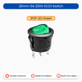 20mm 6A 250V KCD1 Switch