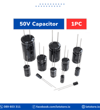1PC 50V Aluminum Electrolytic Capacitor