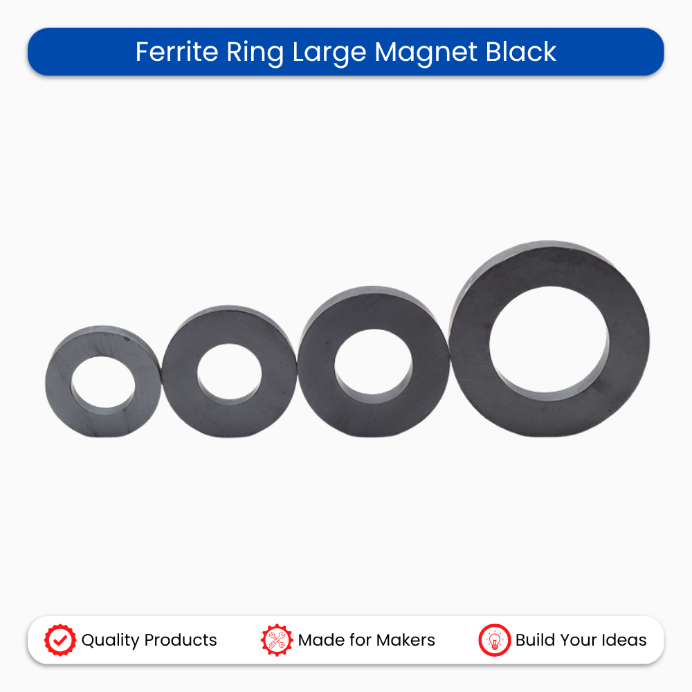 Ferrite Ring Large Magnet Black
