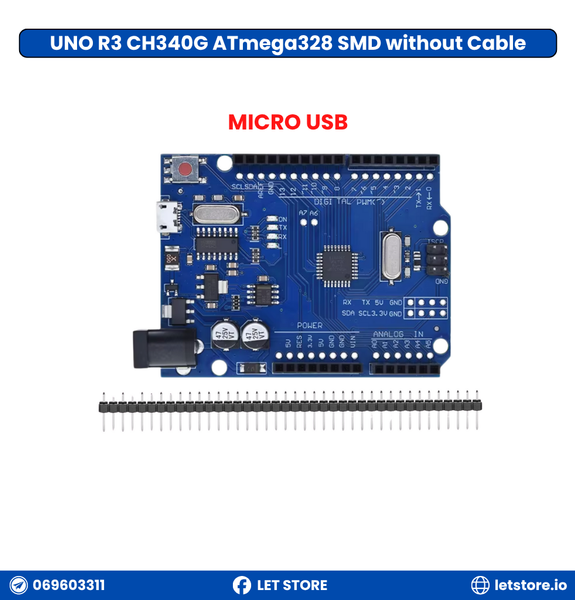 UNO R3 SMD CH340G MICRO