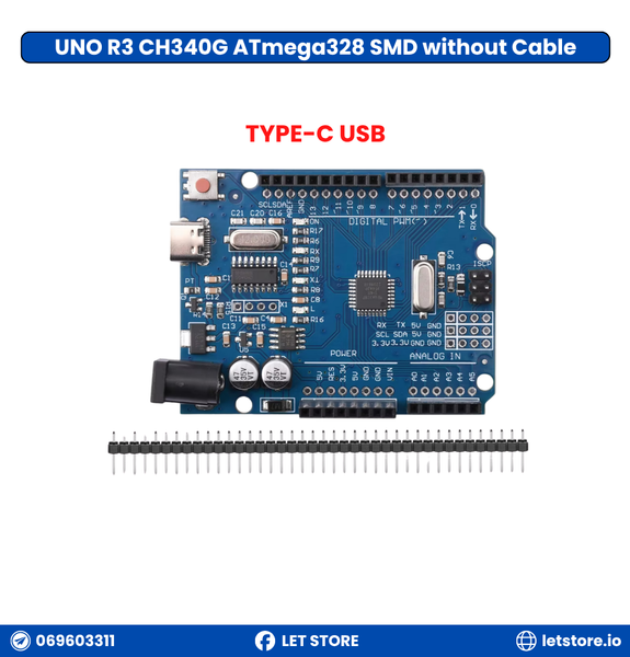 UNO R3 SMD CH340G TYPE-C