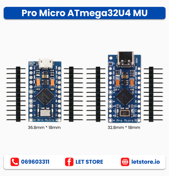 Pro Micro ATmega32U4 MU