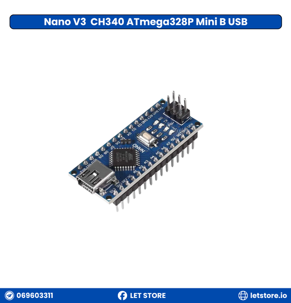 Nano V3 ATmega328P 16MHz TYPE-Mini B