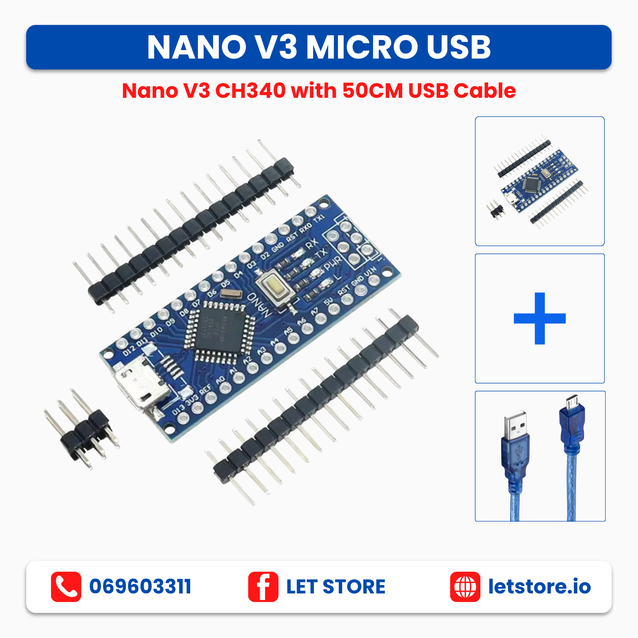 NANO V3.0 ATmega328P CH340