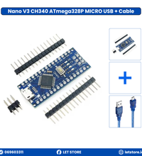 Nano V3 ATmega328P 16MHz MICRO USB