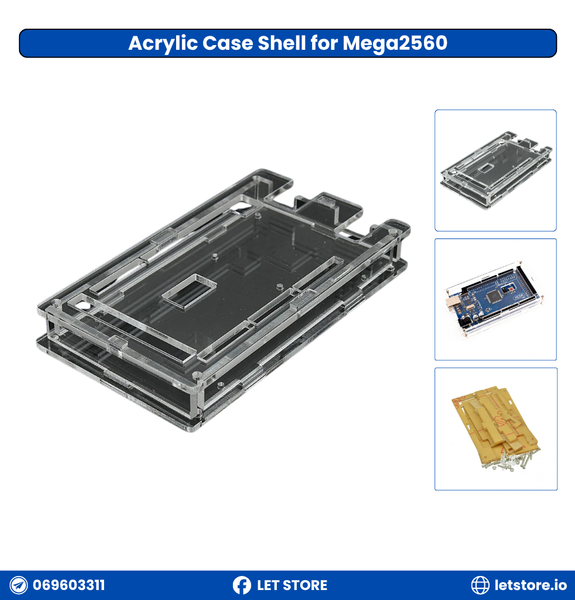 Acrylic Shell Case Box for MEGA2560 R3