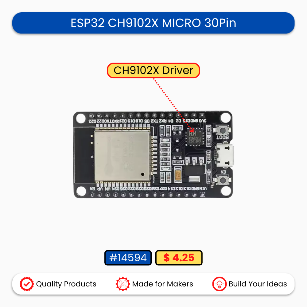 ESP32 CH9102 Driver MICRO