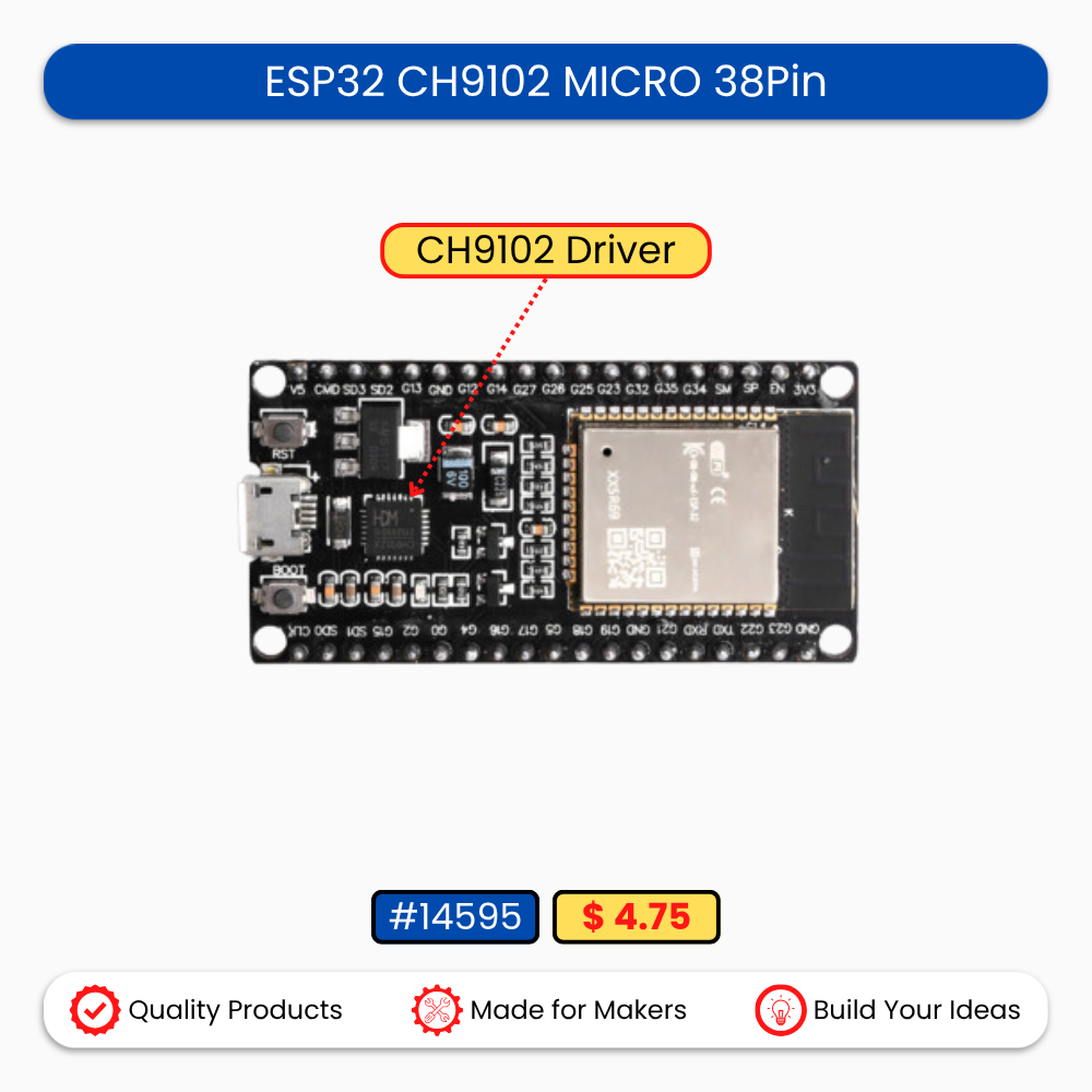 ESP32 CH9102 Driver MICRO