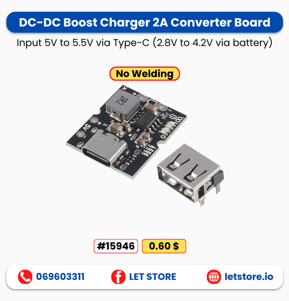 USB Boost Type-C USB 5V 2A