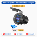 2*USB3.0 LED QC3.0 USB 12-24V