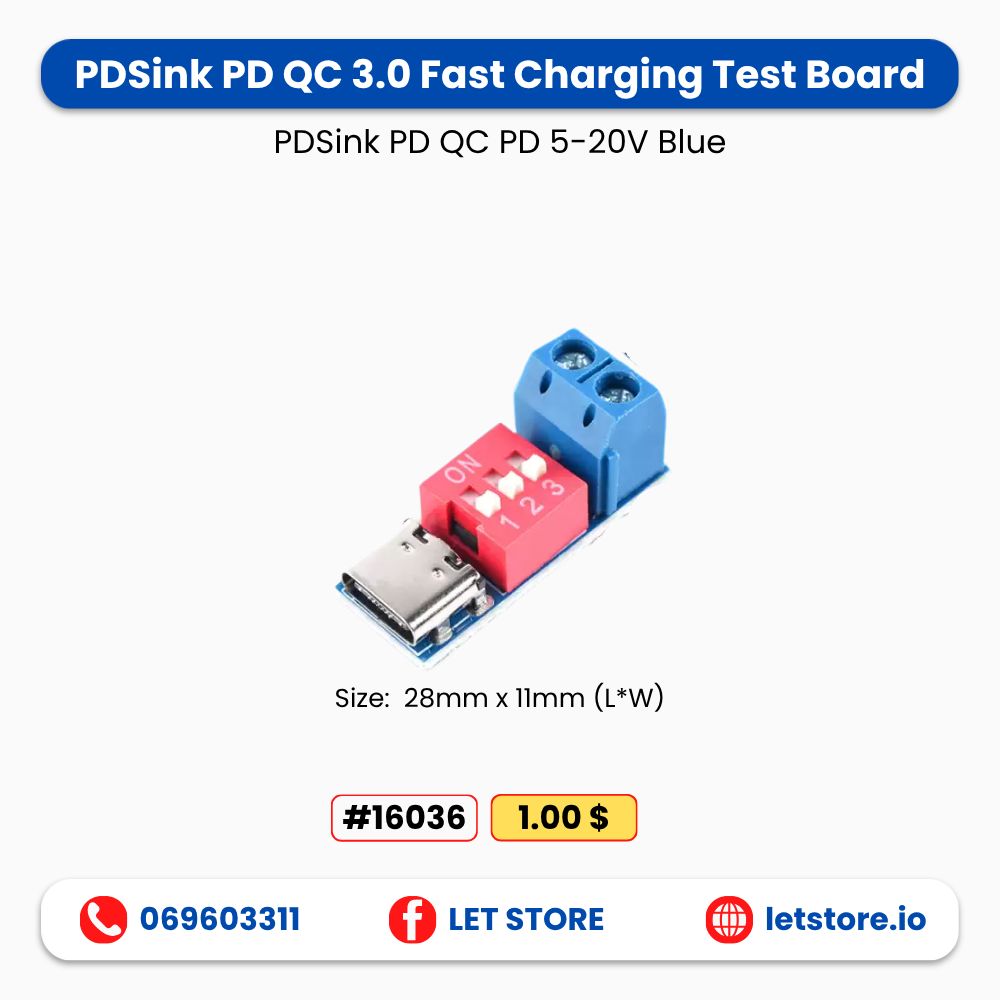 PDSink QC PD 5-20V Test Board