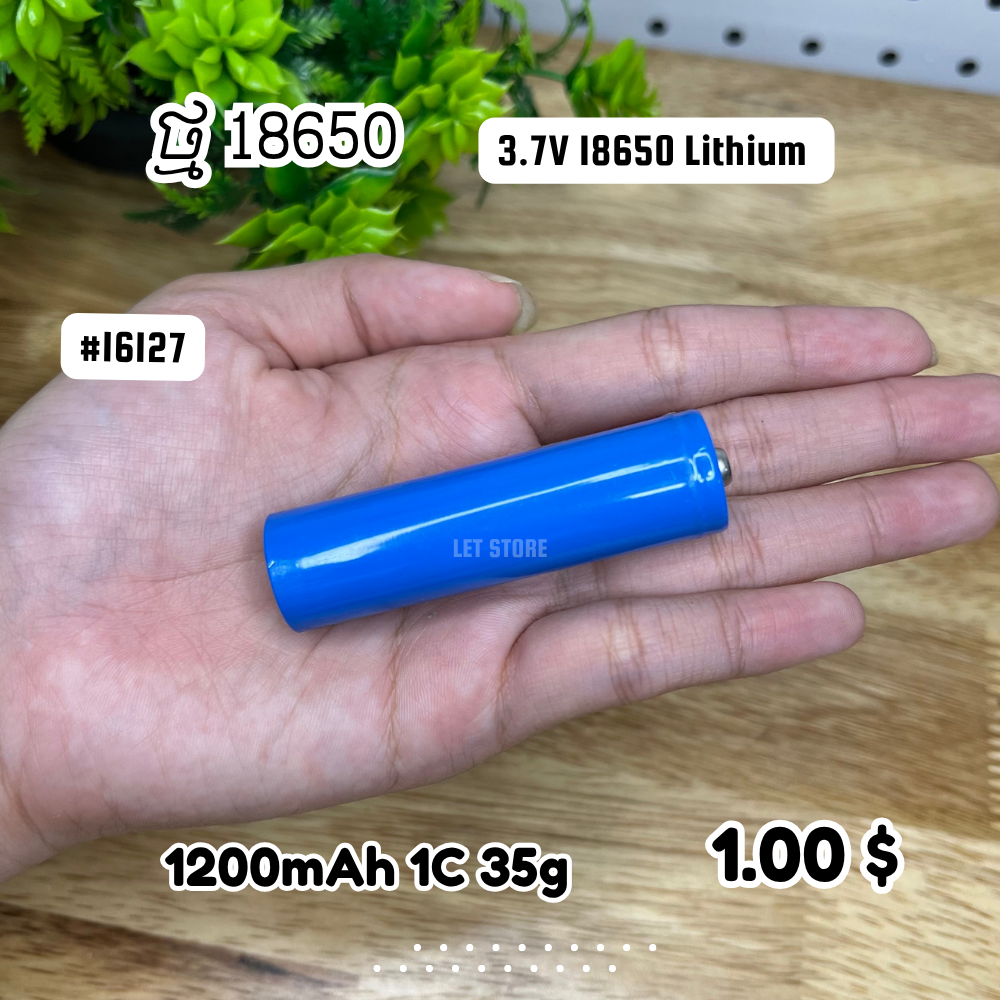 Blue 18650 Lithium 1200mAh (67)