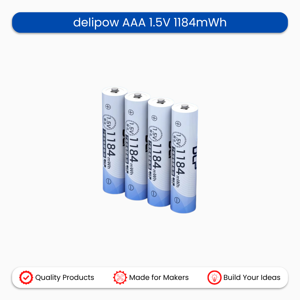 delipow AAA 1.5V 1184mWh