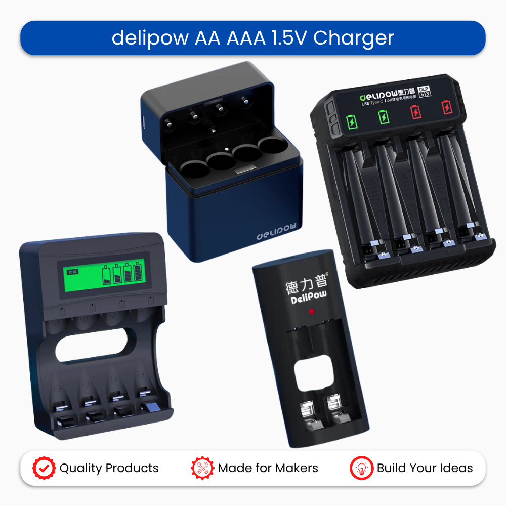 delipow AA AAA 1.5V Charger