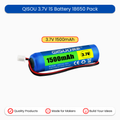 QISOU 3.7V 1S Battery 18650 Pack