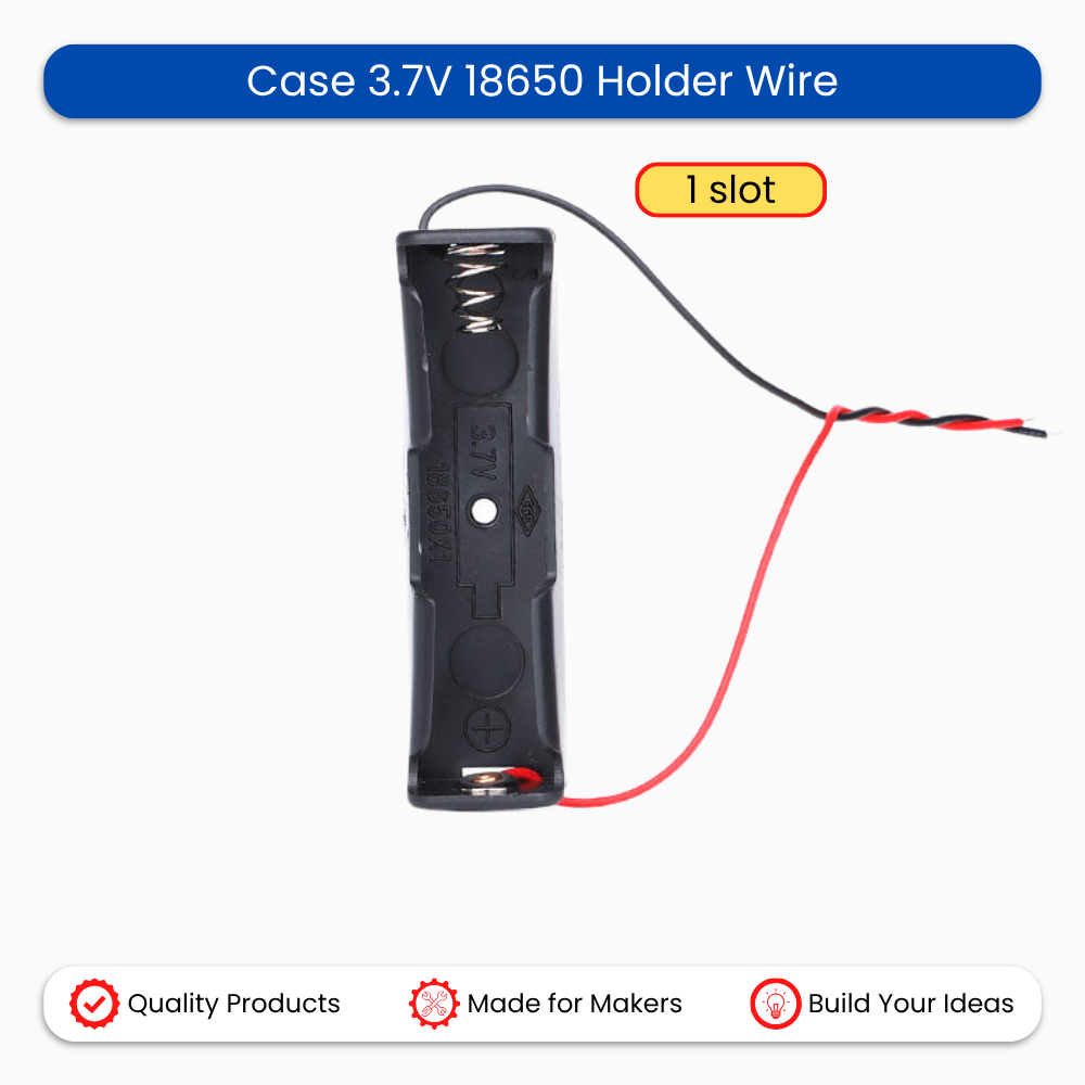 Case 3.7V 18650 Holder Wire