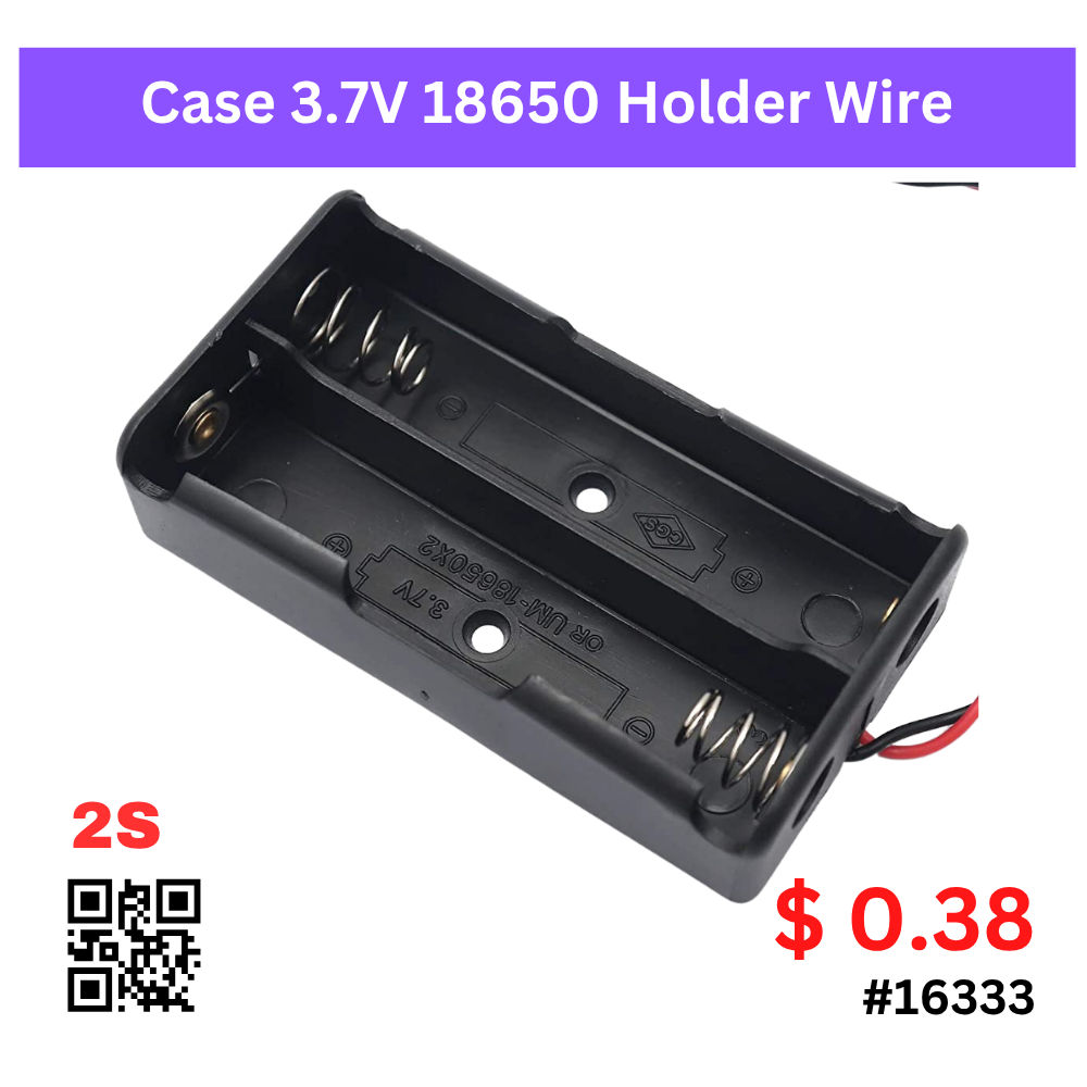 Case 3.7V 18650 Holder Wire