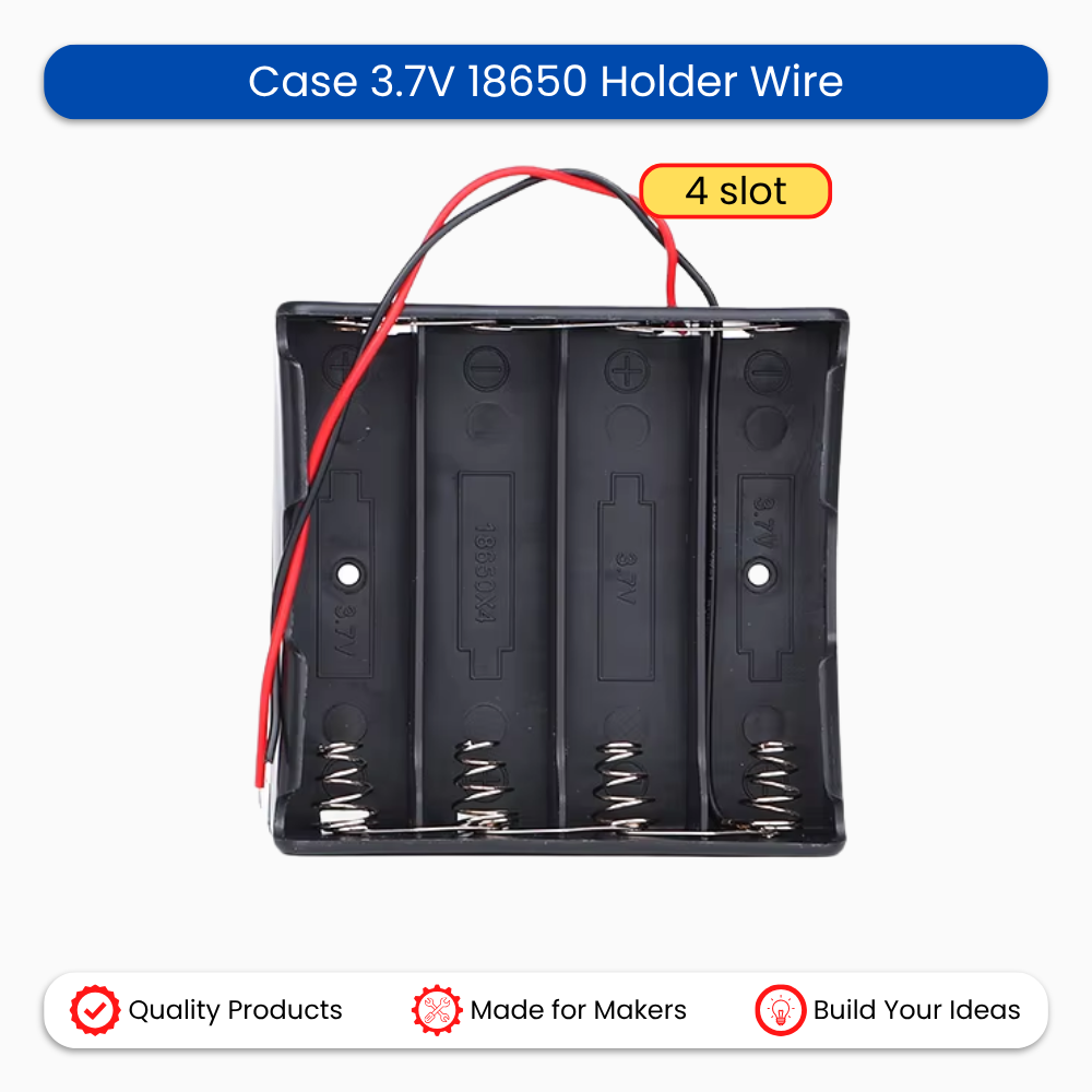 Case 3.7V 18650 Holder Wire
