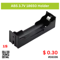 ABS 3.7V 18650 Holder