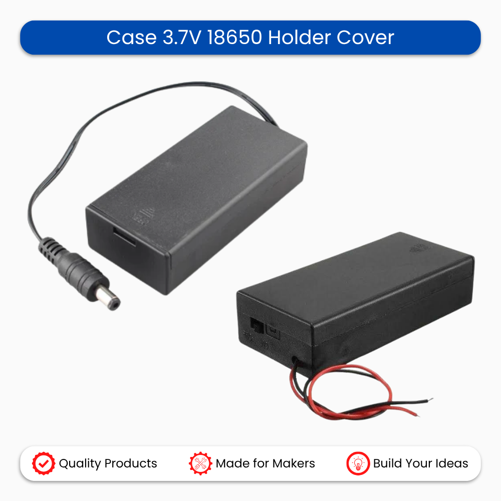 Case 3.7V 18650 Holder Cover