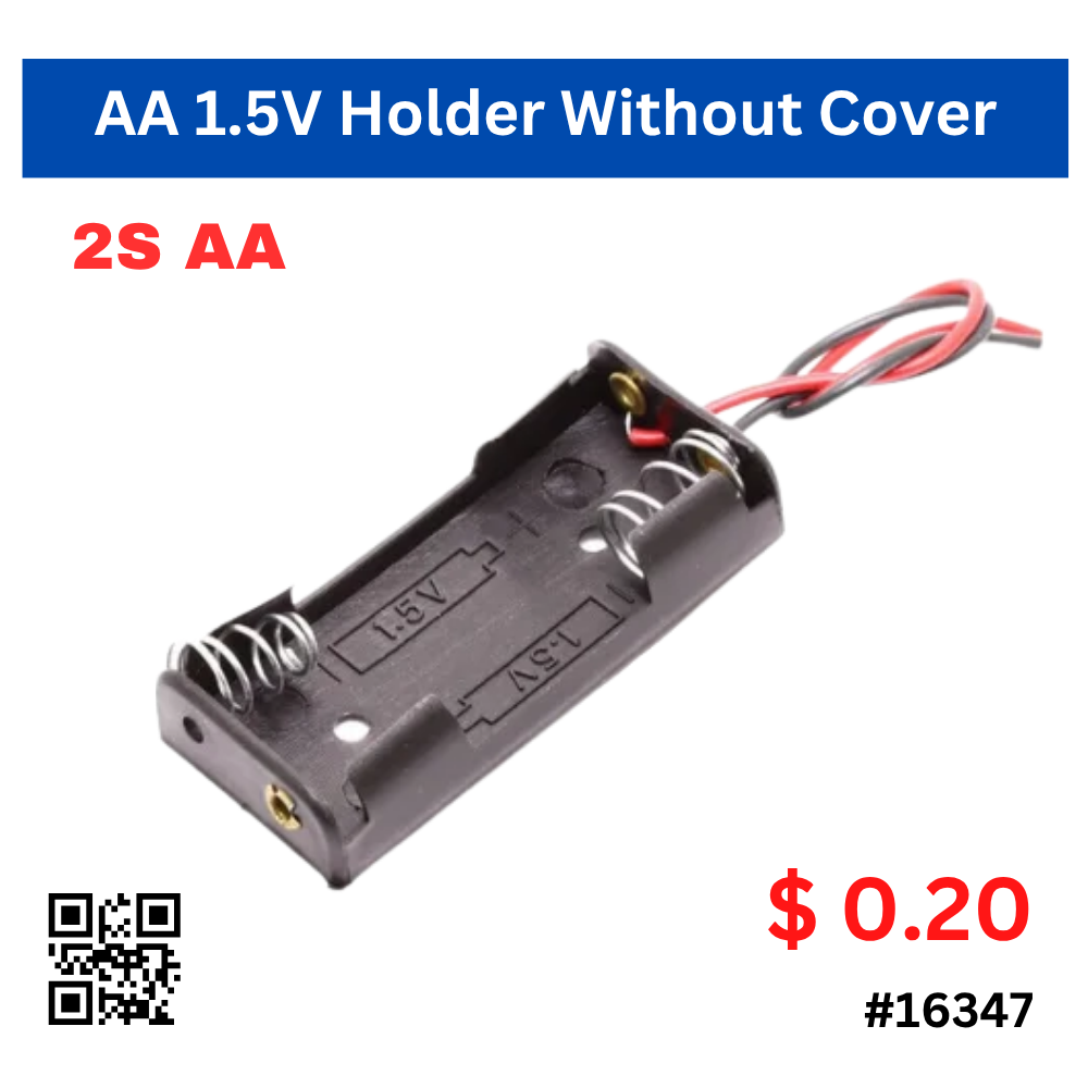 AA 1.5V Holder Without Cover