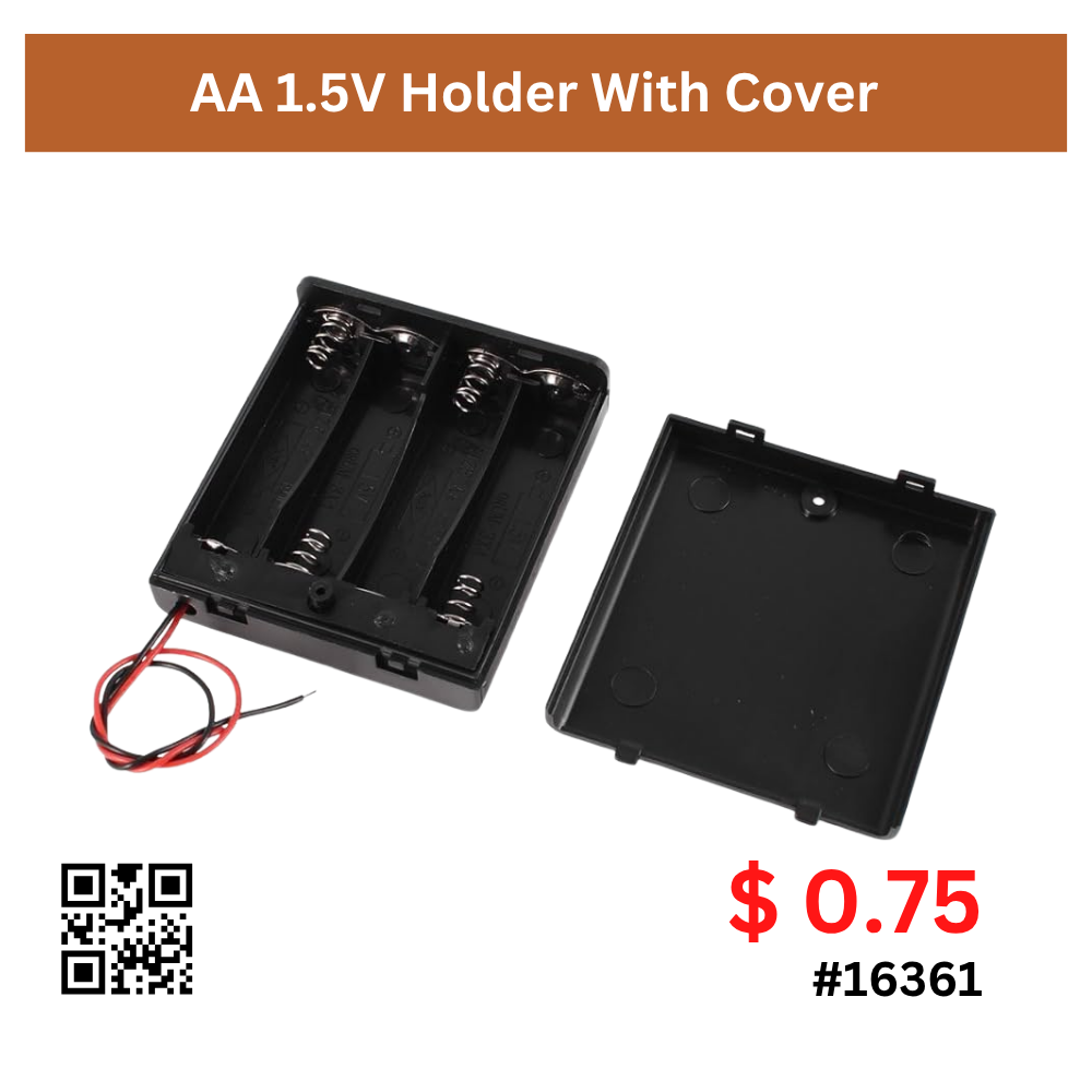AA 1.5V Holder With Cover