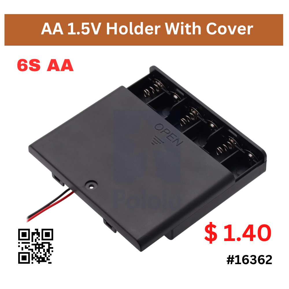 AA 1.5V Holder With Cover