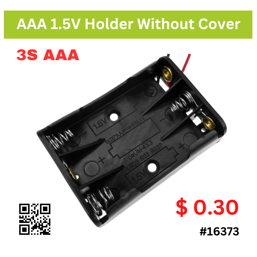 AAA 1.5V Holder Without Cover