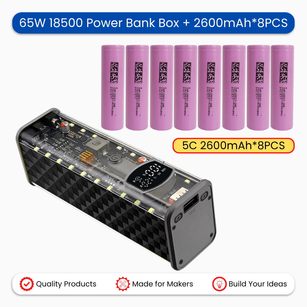65W 18500 Power Bank Box
