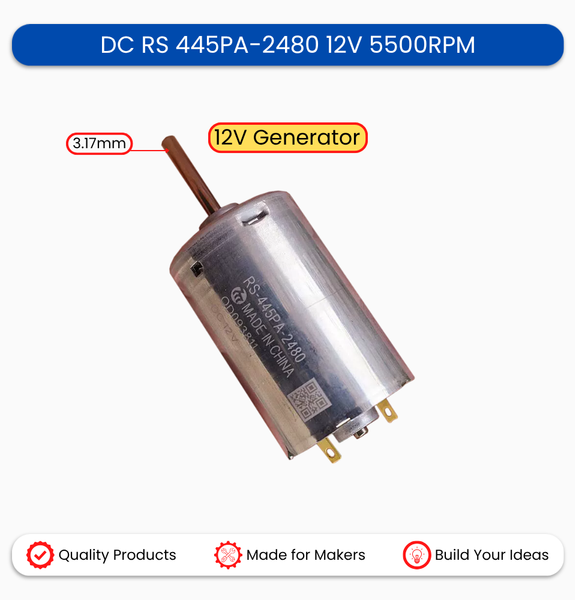 DC RS 445PA-2480 12V 5500RPM