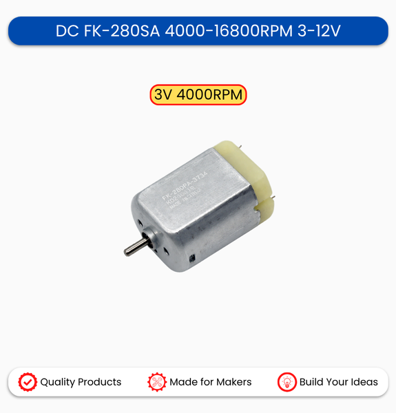 DC FK-280SA 4000-16800RPM 3-12V