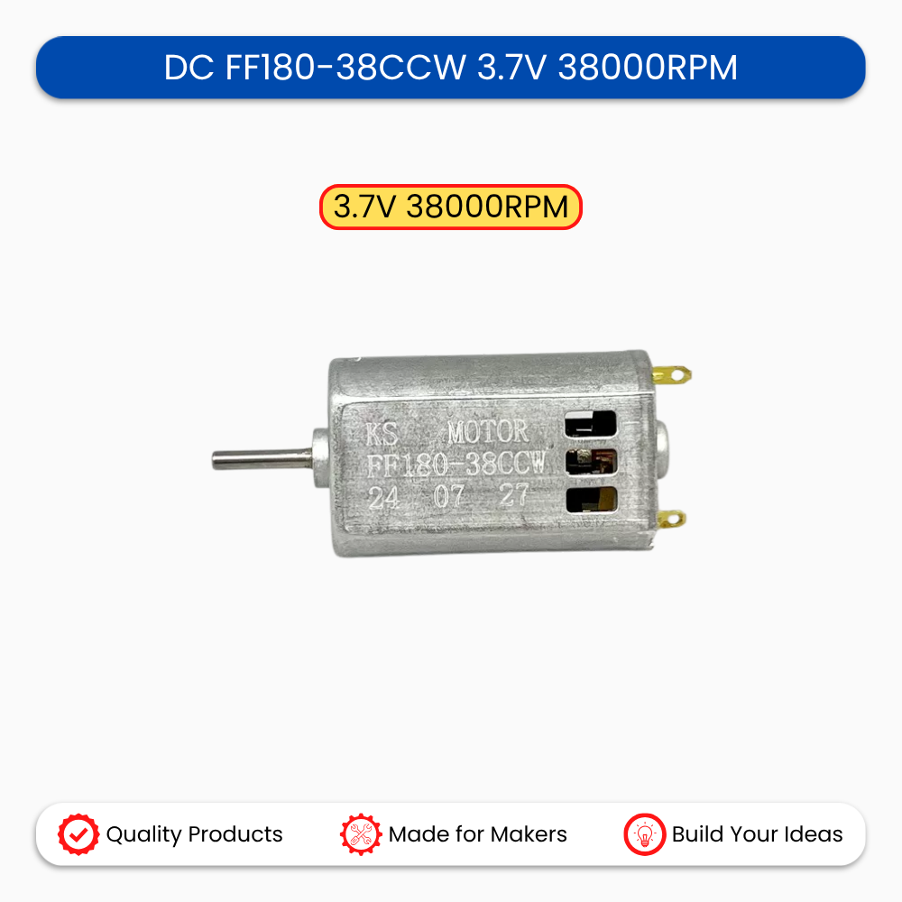 DC FF180-38CCW 3.7V 38000RPM 10.2mm 1.3A