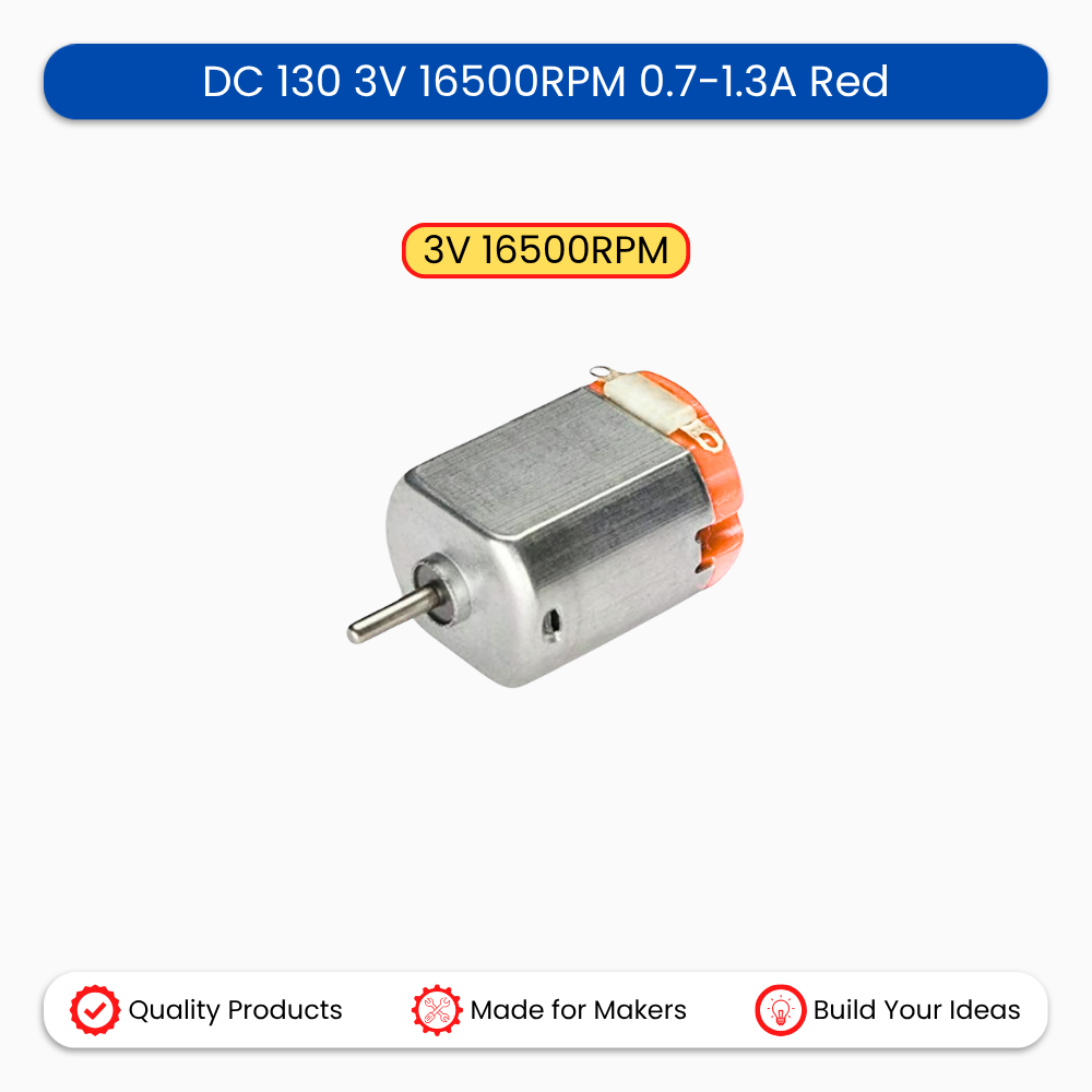 DC 130 3V 16500RPM 0.7-1.3A Red
