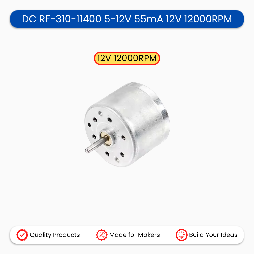 DC RF-310-11400 5-12V 55mA 12V 12000RPM