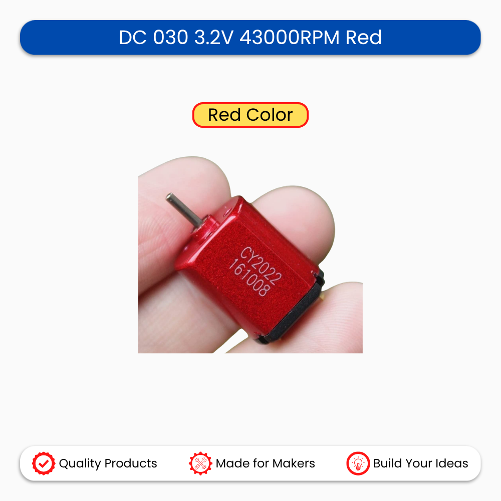 DC 030 3.2V 43000RPM Red