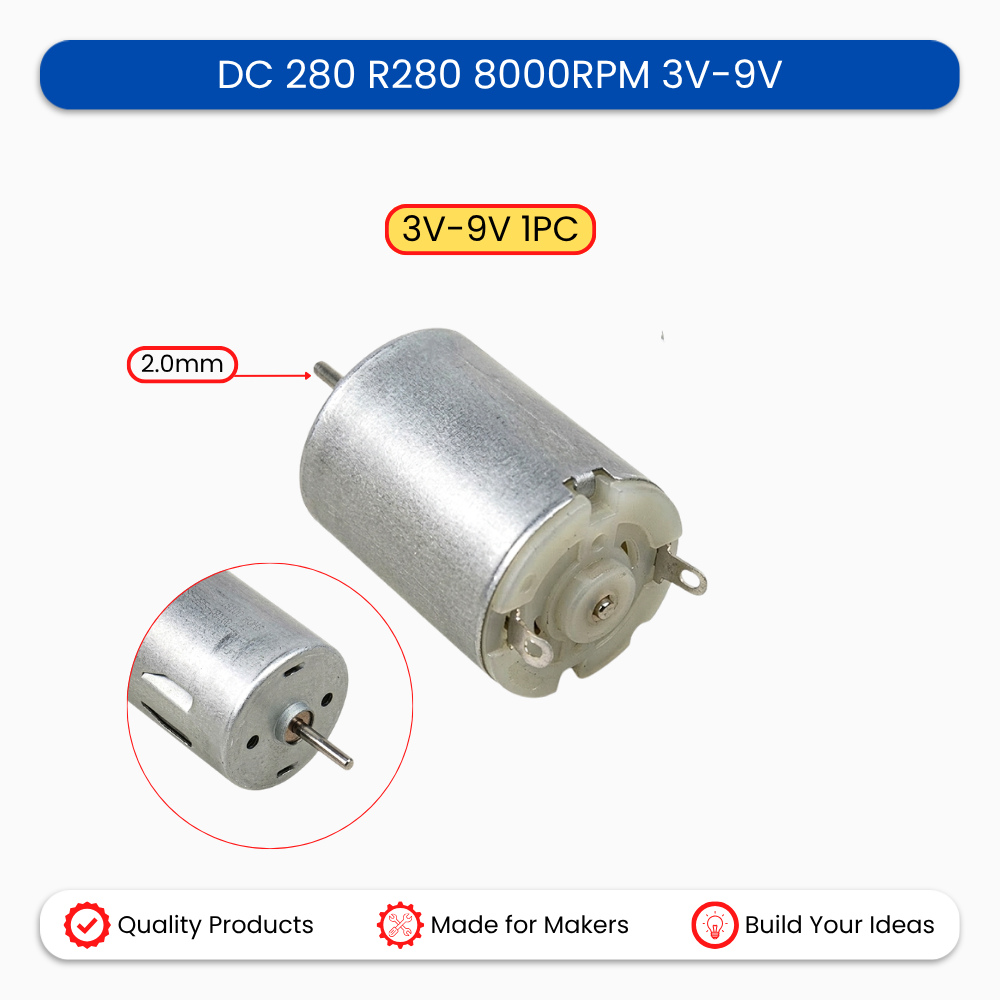 DC 280 R280 8000RPM 3V-9V