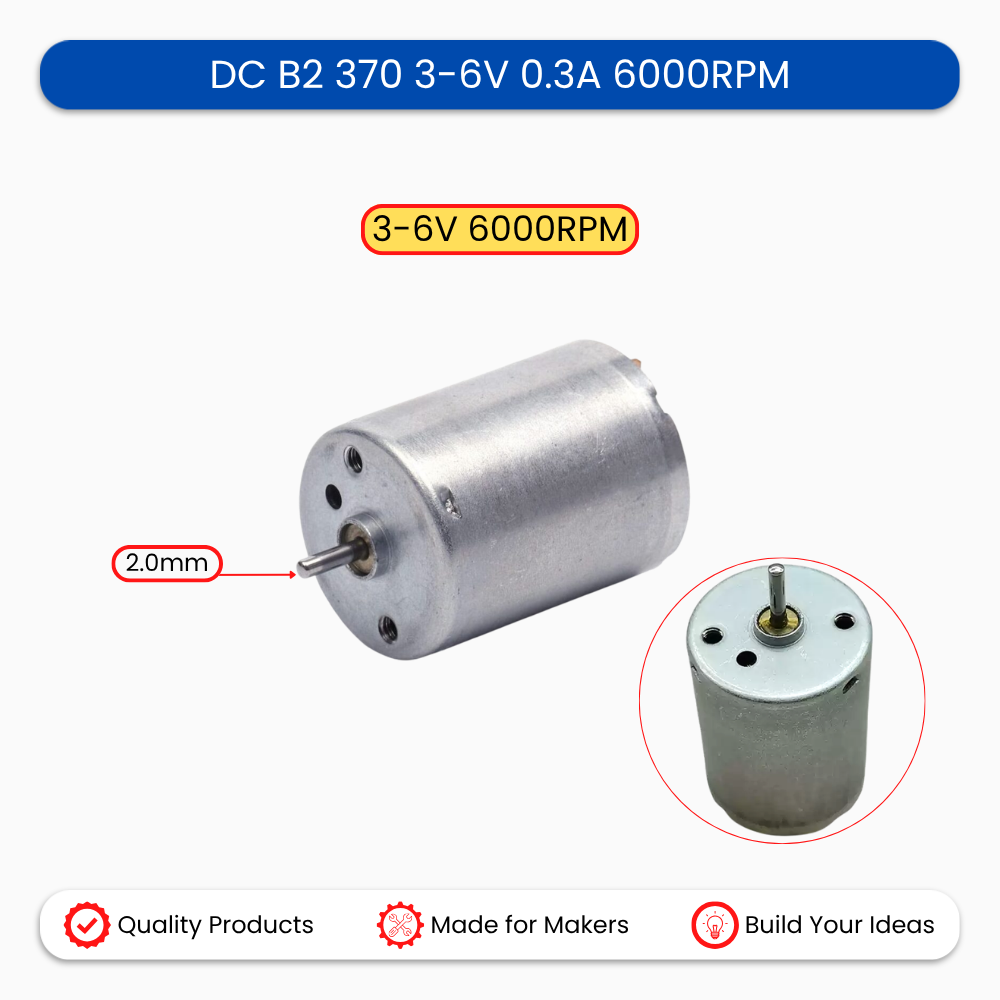 DC B2 370 3-6V 0.3A 6000RPM