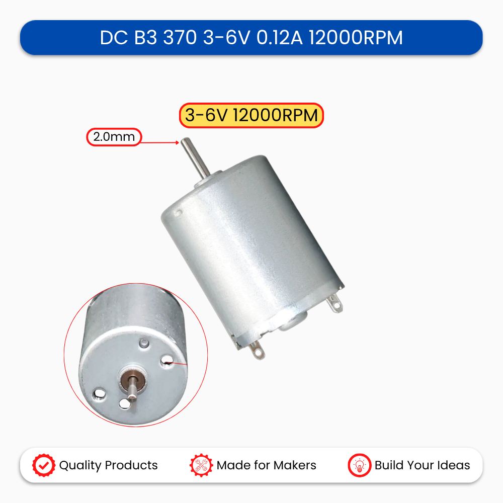 DC B3 370 3-6V 0.12A 12000RPM