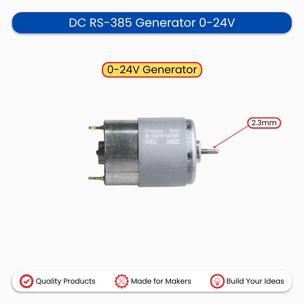 DC RS-385 Generator 0-24V