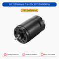 DC 550 Black 7.4-12V 29T 10400RPM